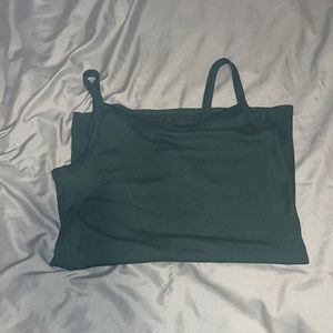 Forest green tank top
